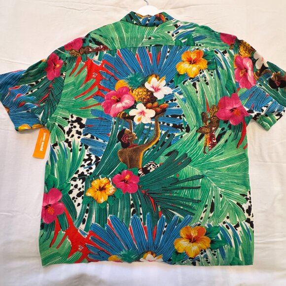 JAMS WORLD Aloha Hawaiian Short Sleeve Shirt Tropicala XL NWT - Picture 4 of 8